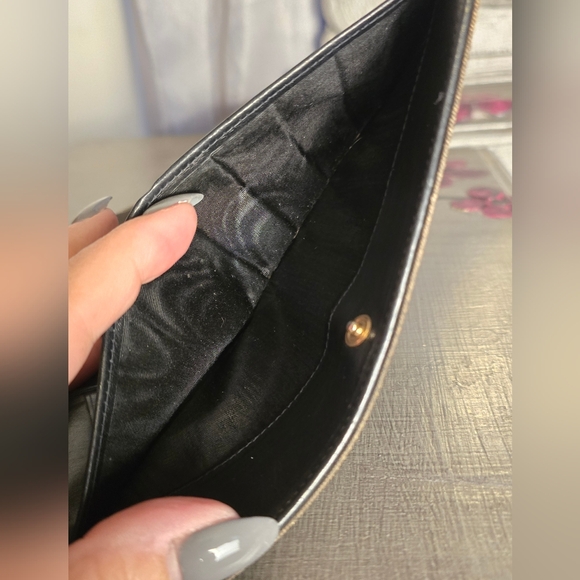 CHANEL Rare Vintage Long Coco Wallet. Canvas. Brown.VGUC - Picture 9 of 13